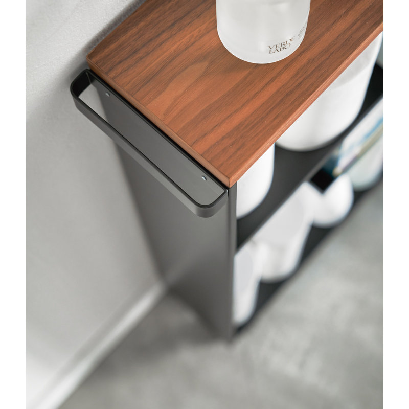 Yamazaki USA Tower Yamazaki Home Rolling Slim Bathroom Utility Cart